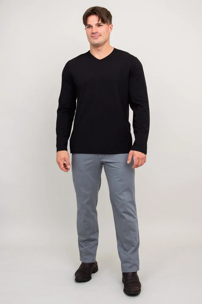 Adam Long Sleeve, Black, Bamboo