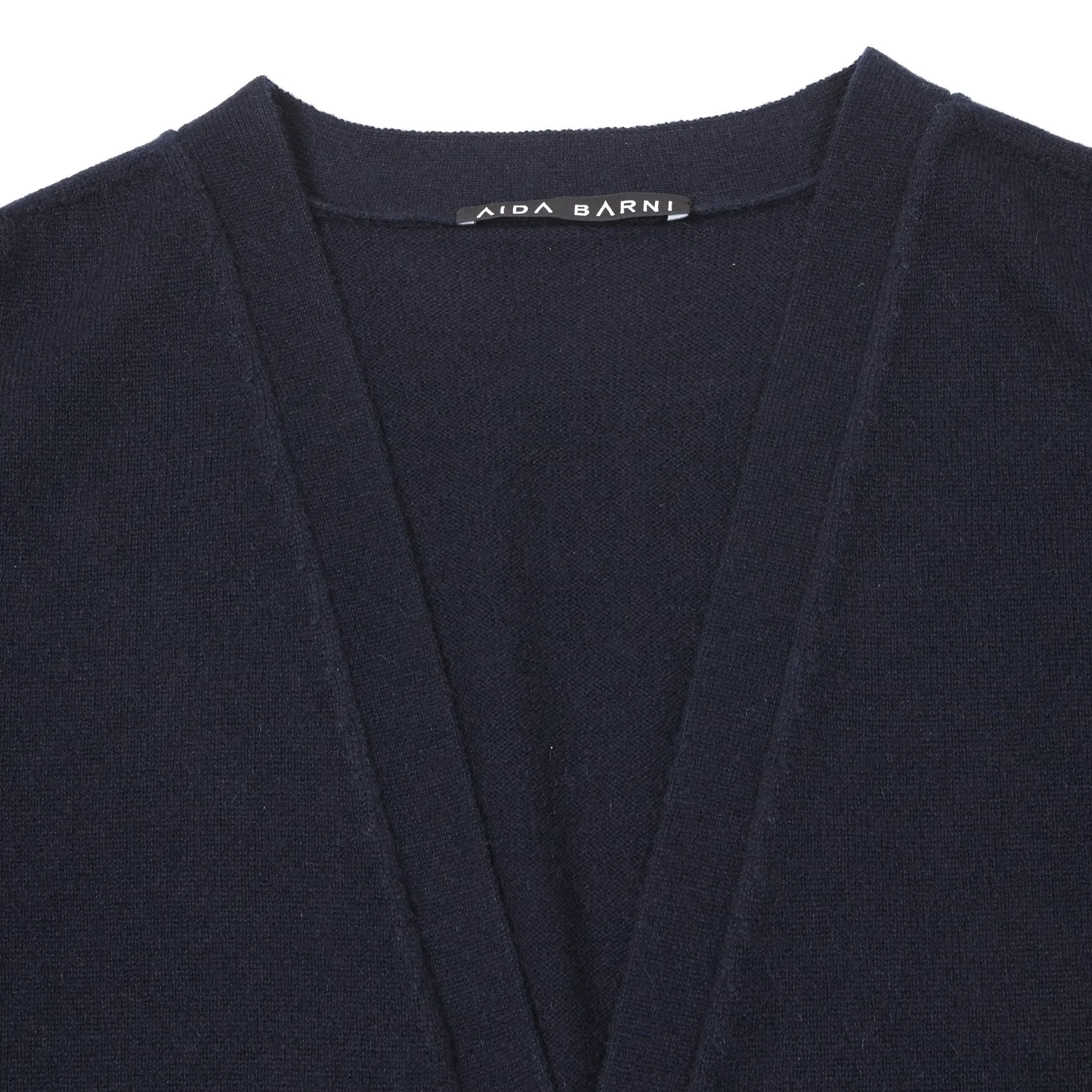 Aida Barni Women's Cashmere Cardigan in Navy