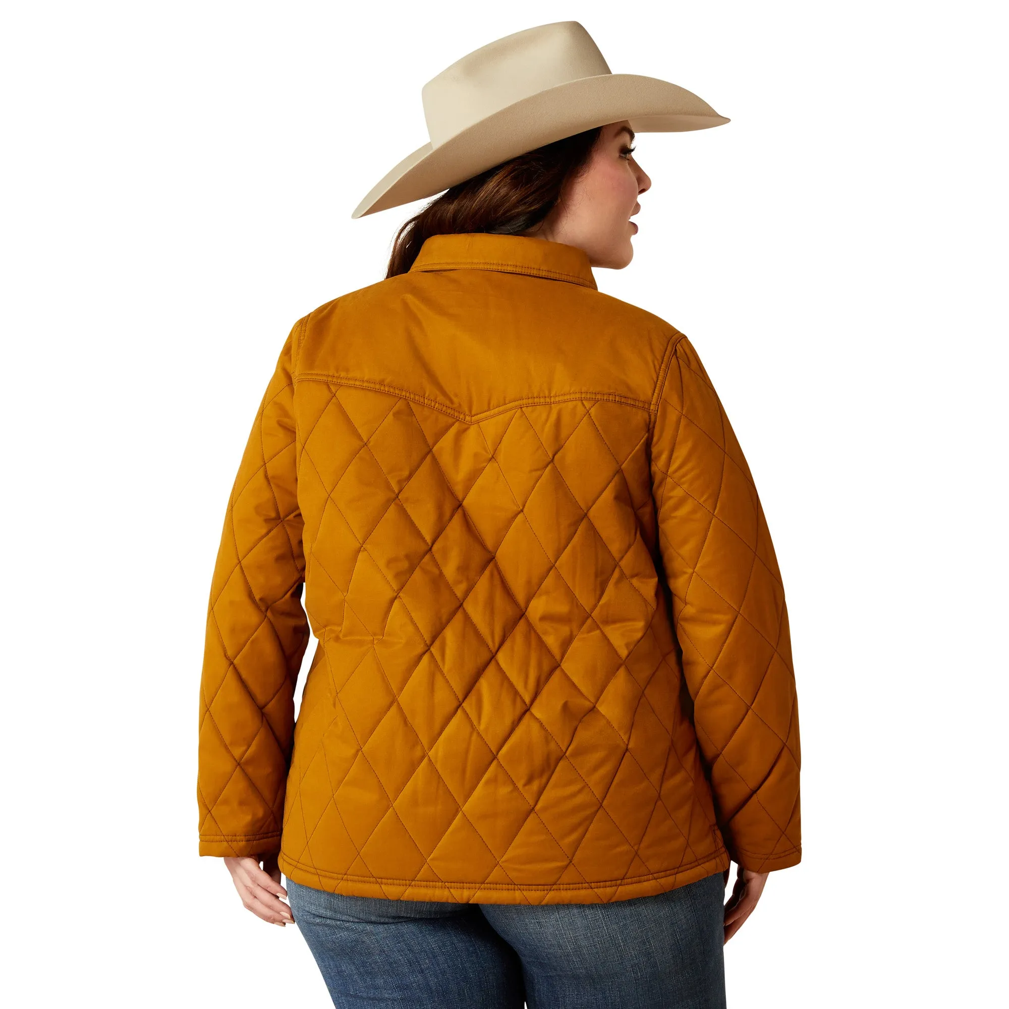 Ariat Ladies 10052400 Grizzly Quilted Barn Jacket