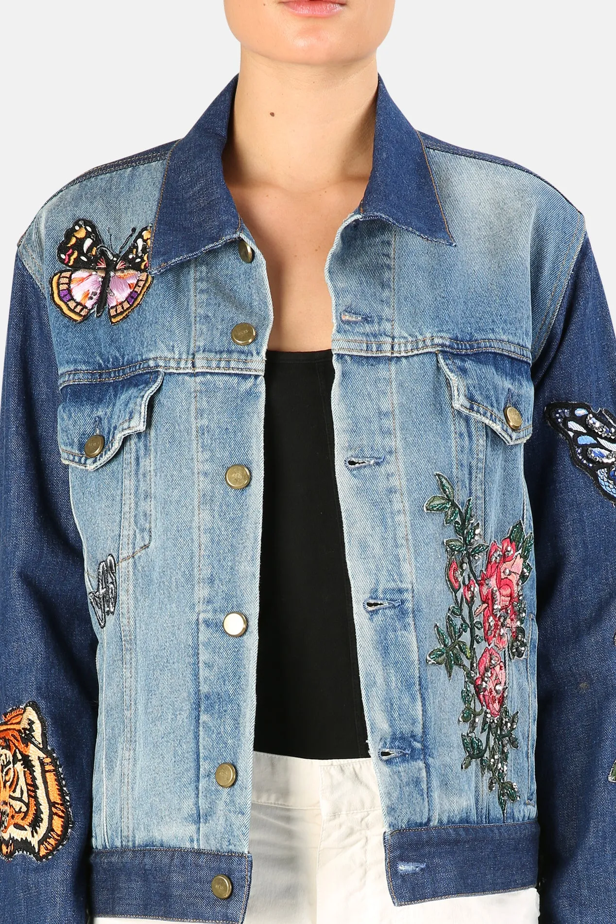 AS65 Embroidered Denim Jacket