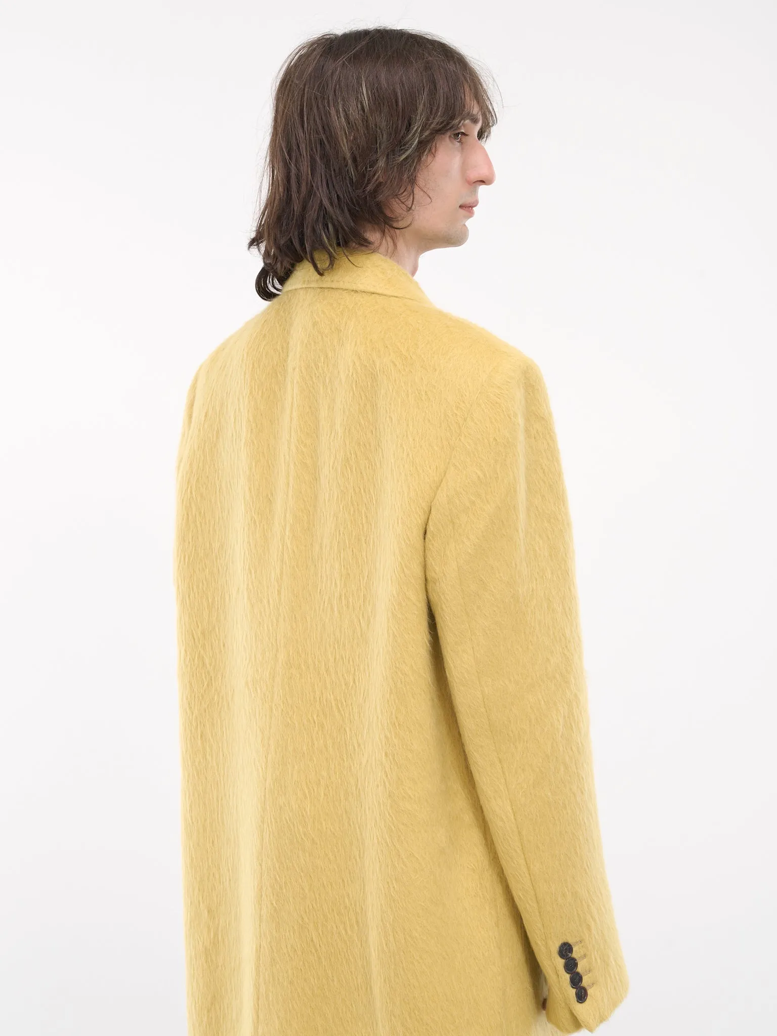 Atlas Furry Long Coat (ATLAS-M24W134-YELLOW)