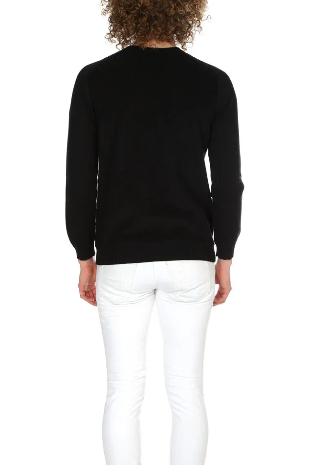 Avant Toi Mended Crewneck Sweater