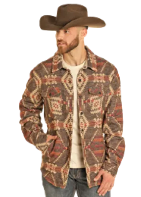 Aztec Shirt Jacket by Rock & Roll