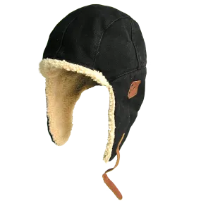 Baron Aviator Hat in Black