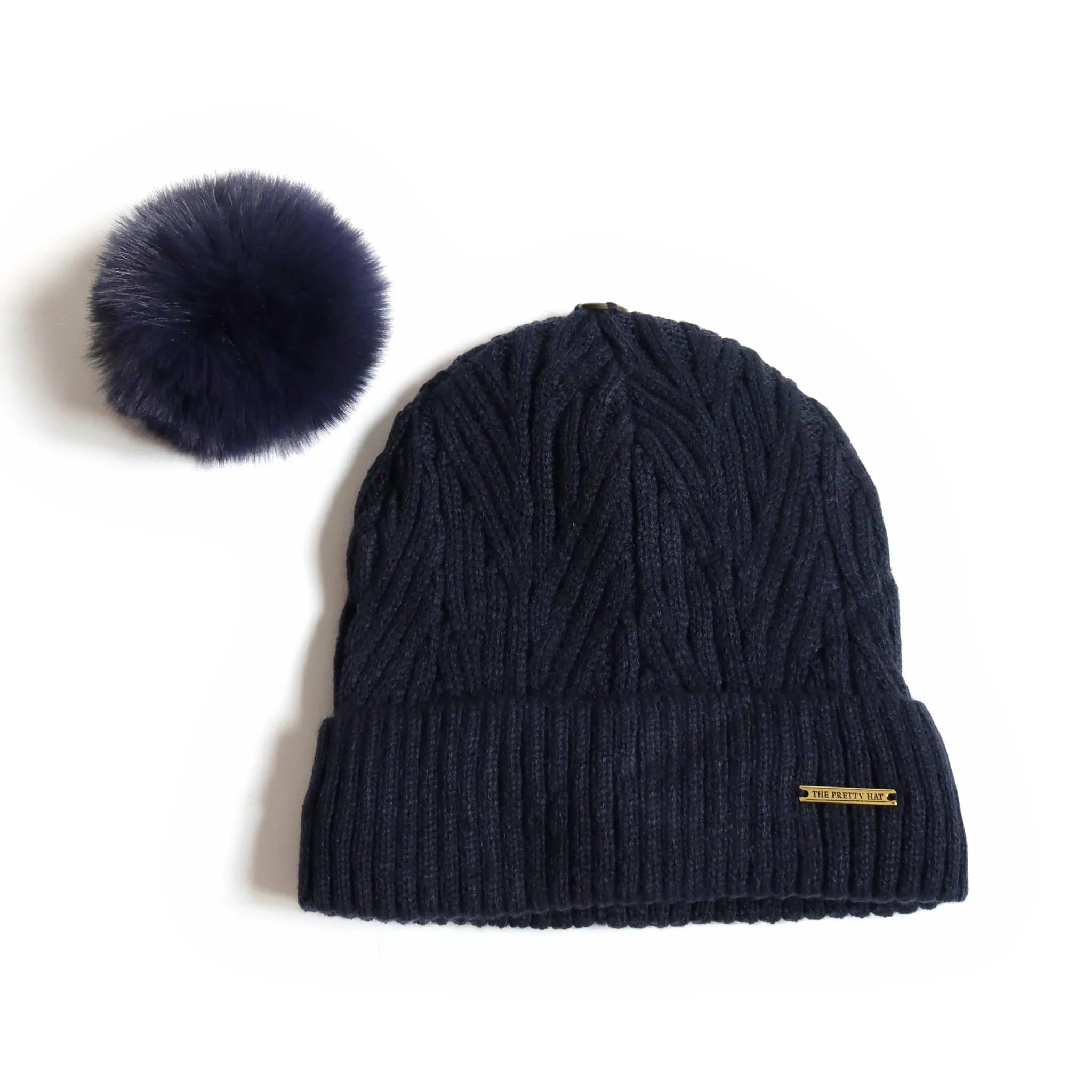 Best Ever Beanie - Navy Fleece Lined