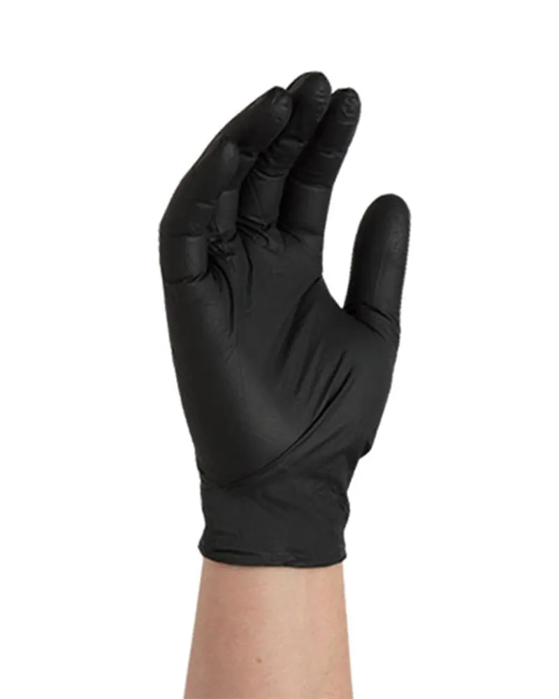 Black Nitrile Gloves (4 mil) | Exam Grade | Case of 1000