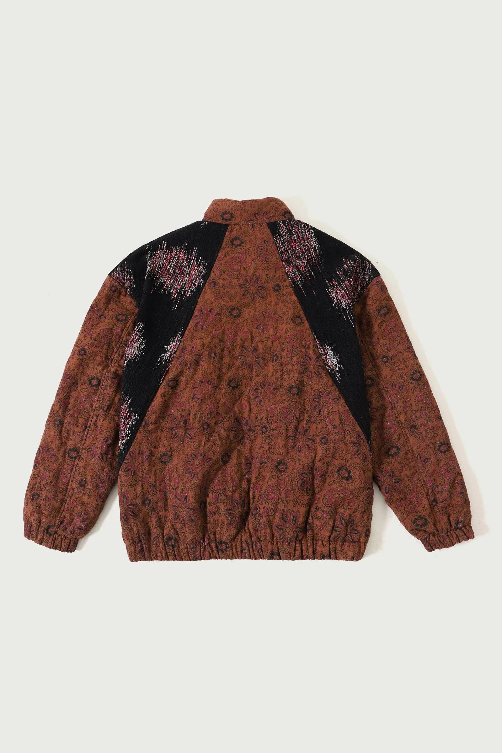 BLOCK PRINTED PUFFER JACKET