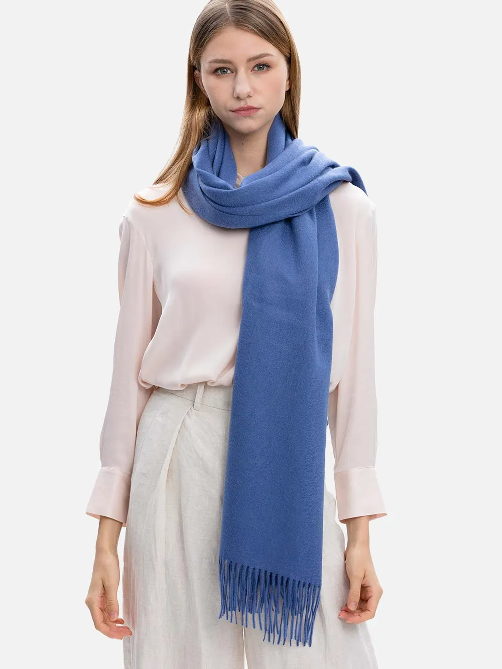 Blue Cashmere Wrap