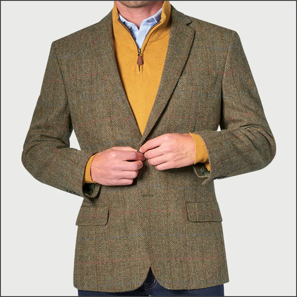 Brook Taverner Stromay Harris Tweed Jacket>