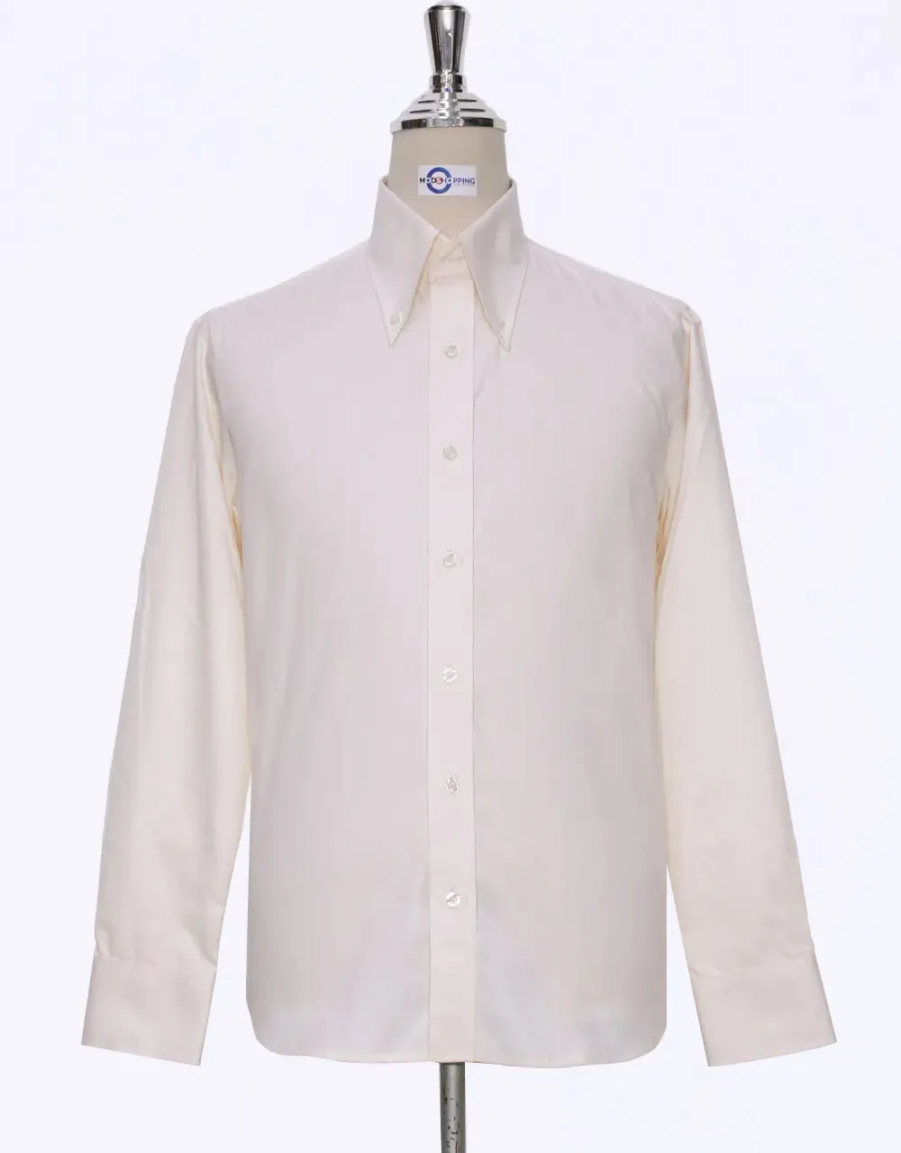 Button Down Shirt - Cream Shirt