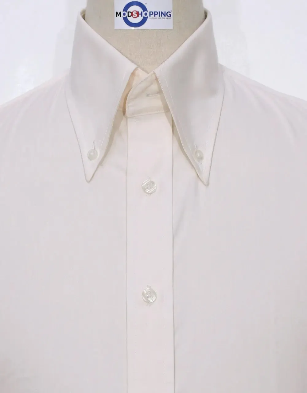 Button Down Shirt - Cream Shirt