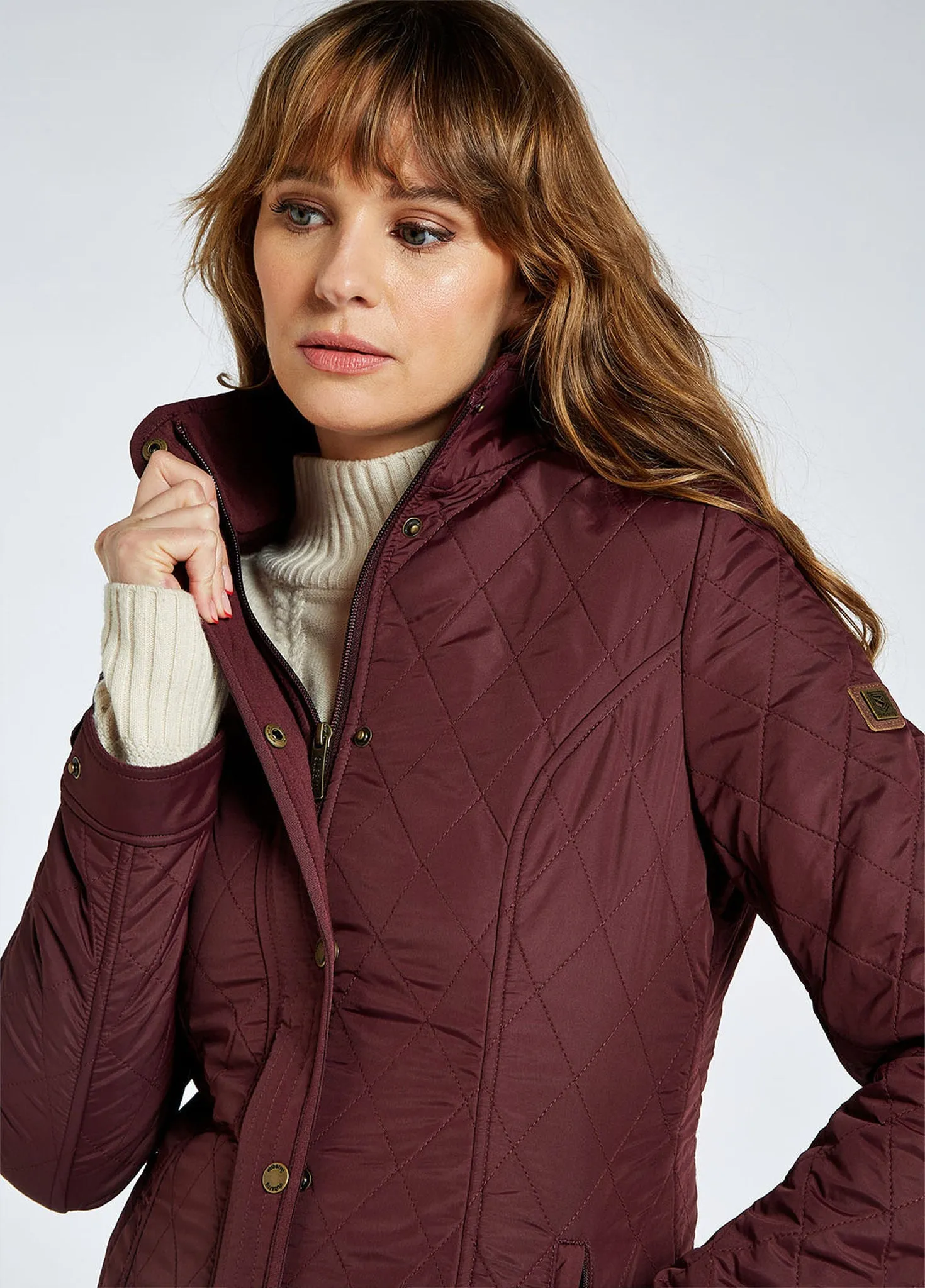 Camlodge Quilted Jacket - Currant