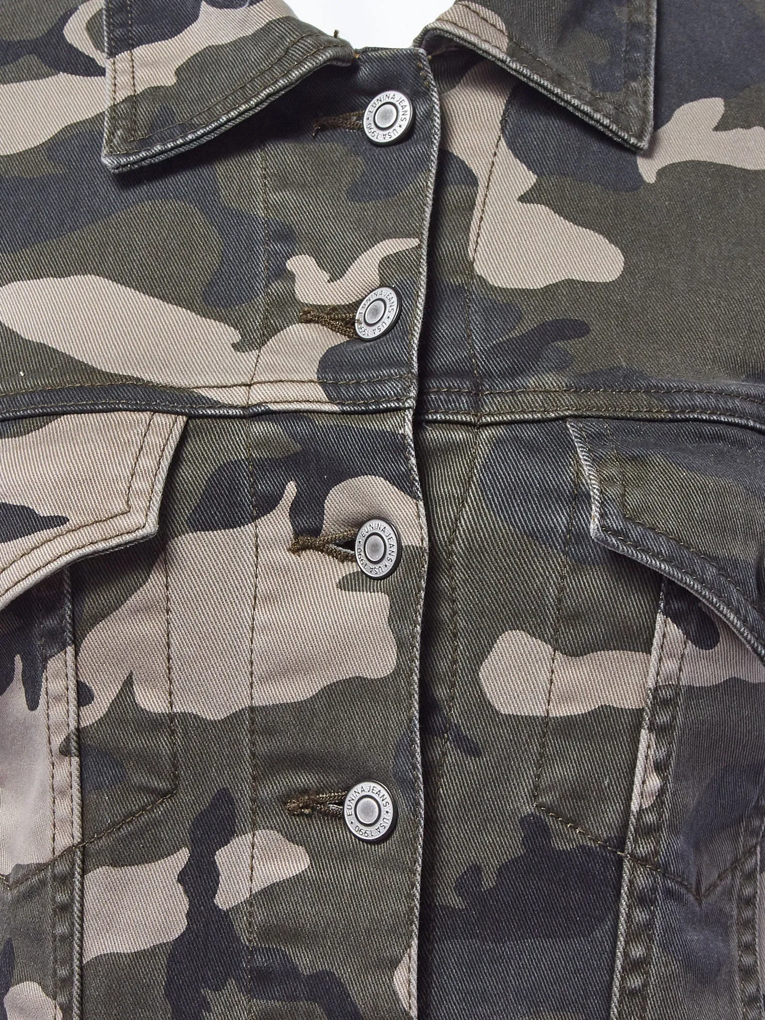 Camouflage Denim Jacket (FWJ1239)