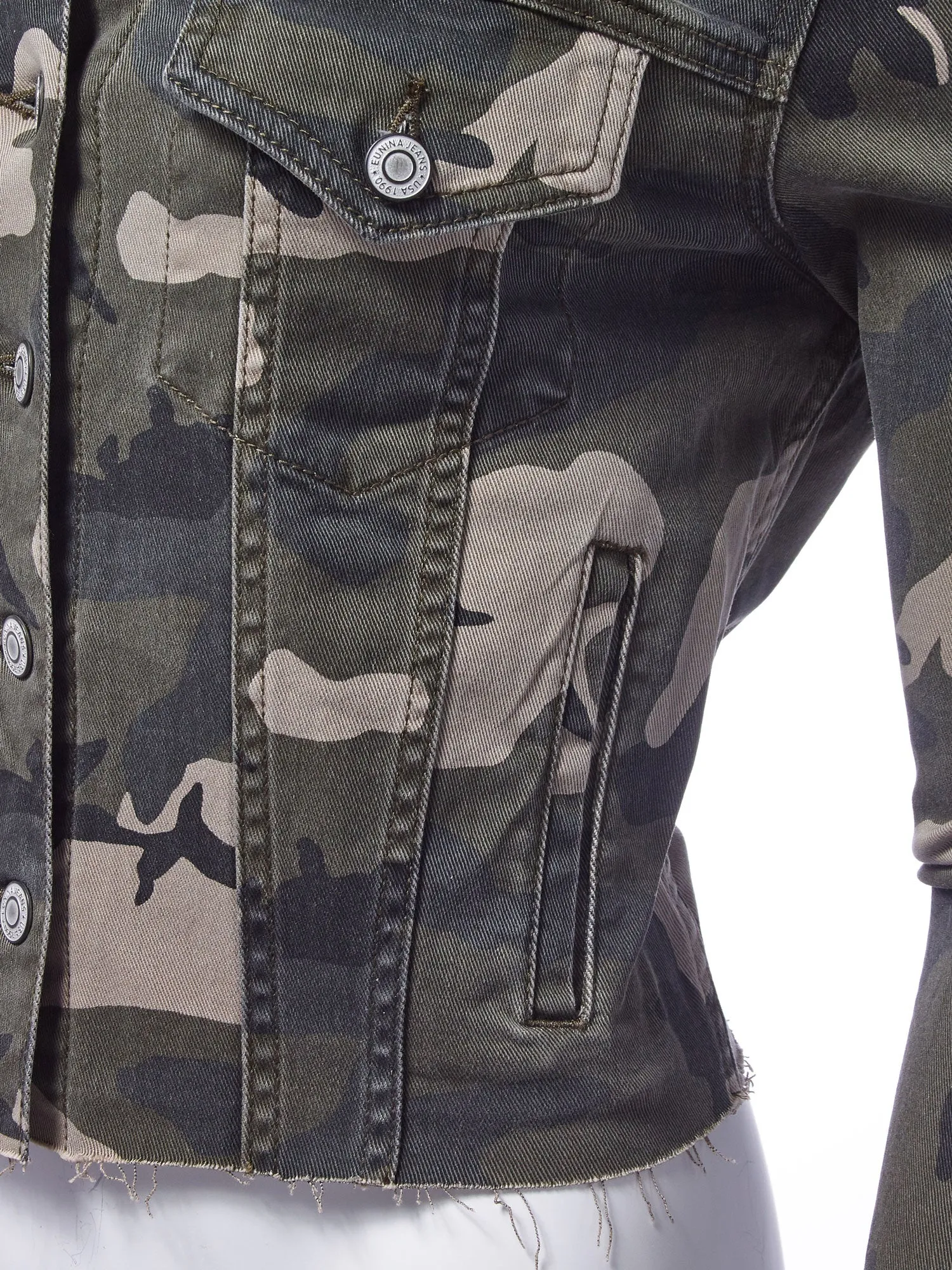 Camouflage Denim Jacket (FWJ1239)