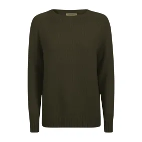 Cashmere Crewneck Sweater - Olive