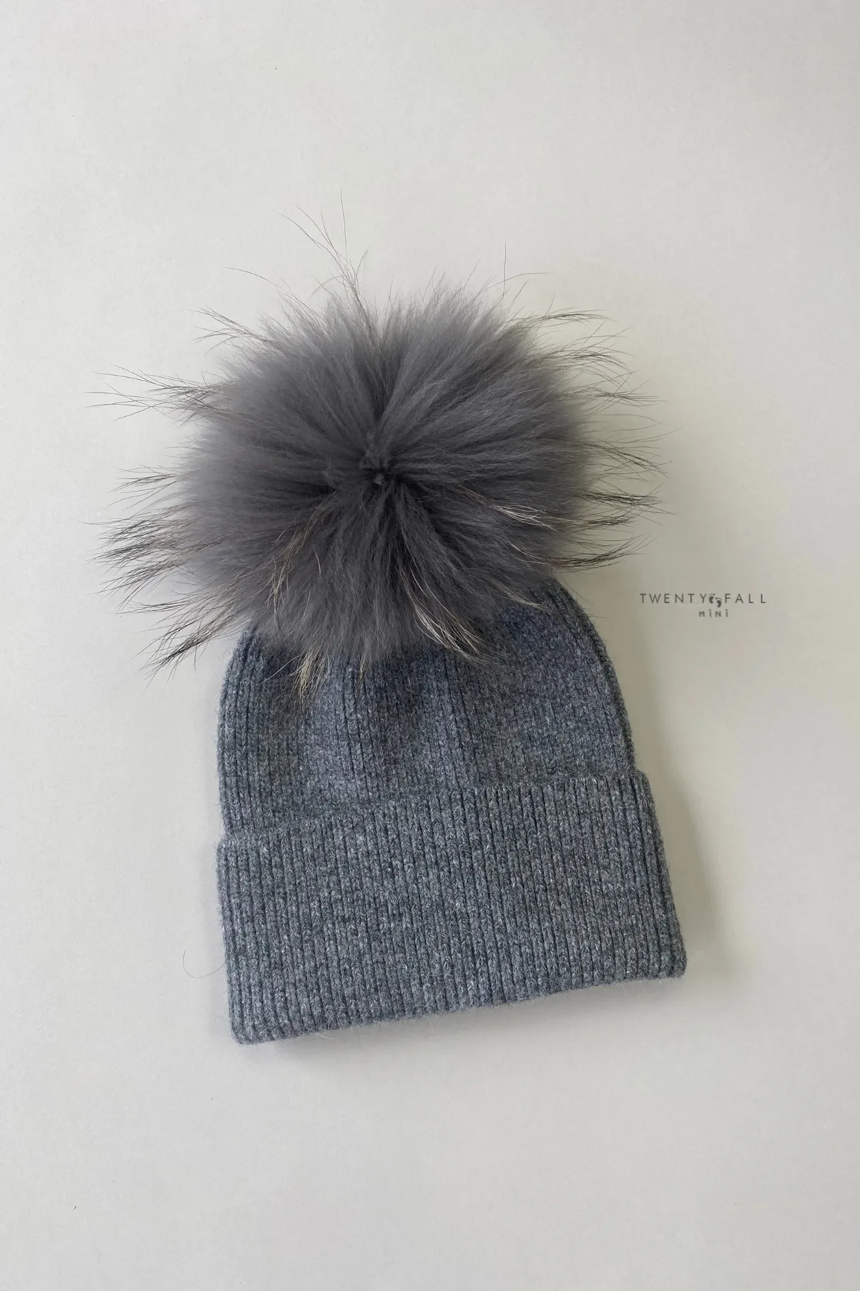 Charcoal Hat and Scarf Set