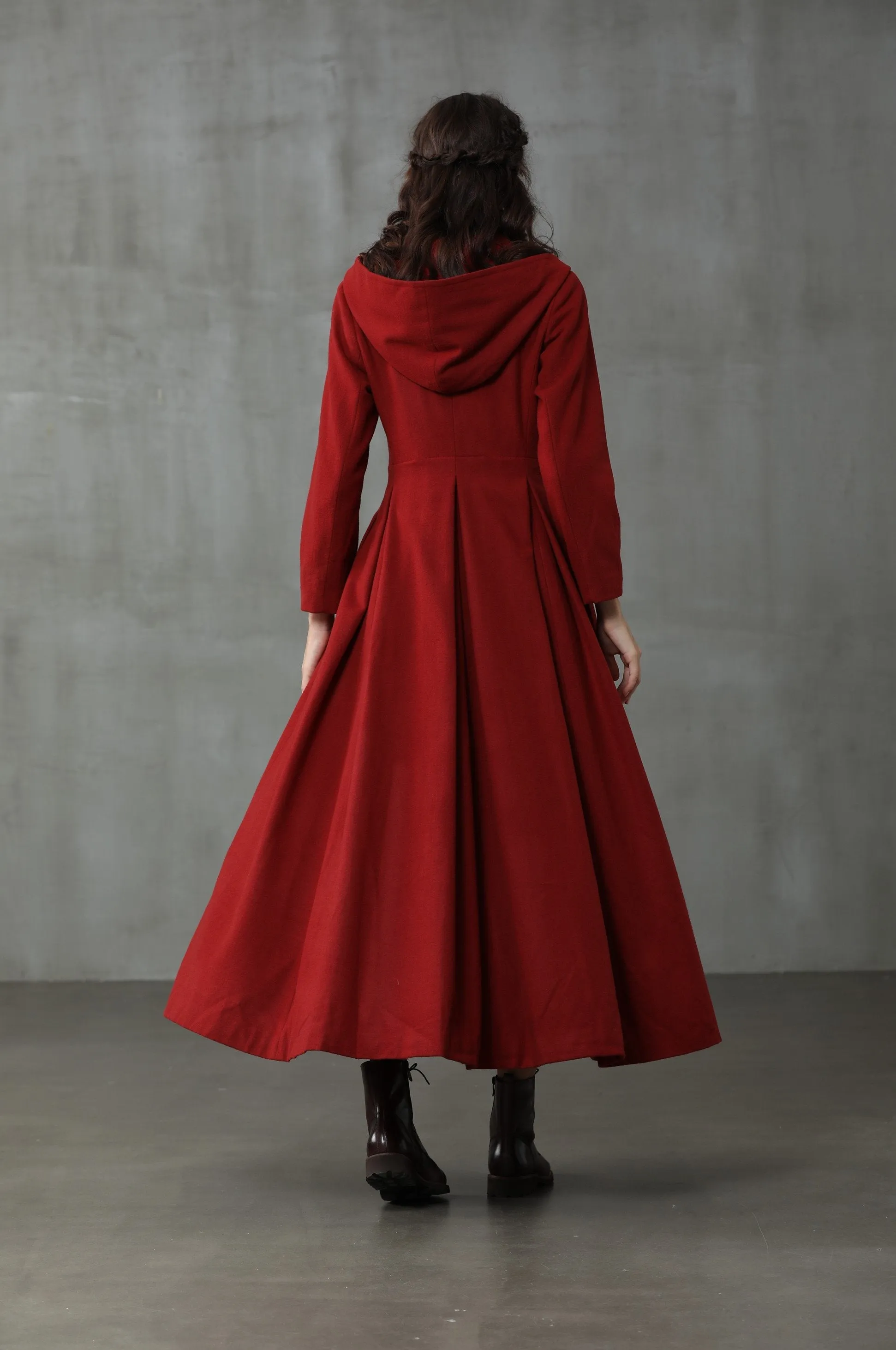 Christmas My Fair Lady 26 | Hooded Wool Coat