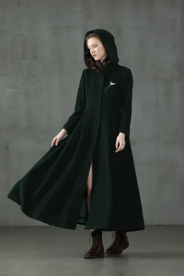 Christmas My Fair Lady 26 | Hooded Wool Coat