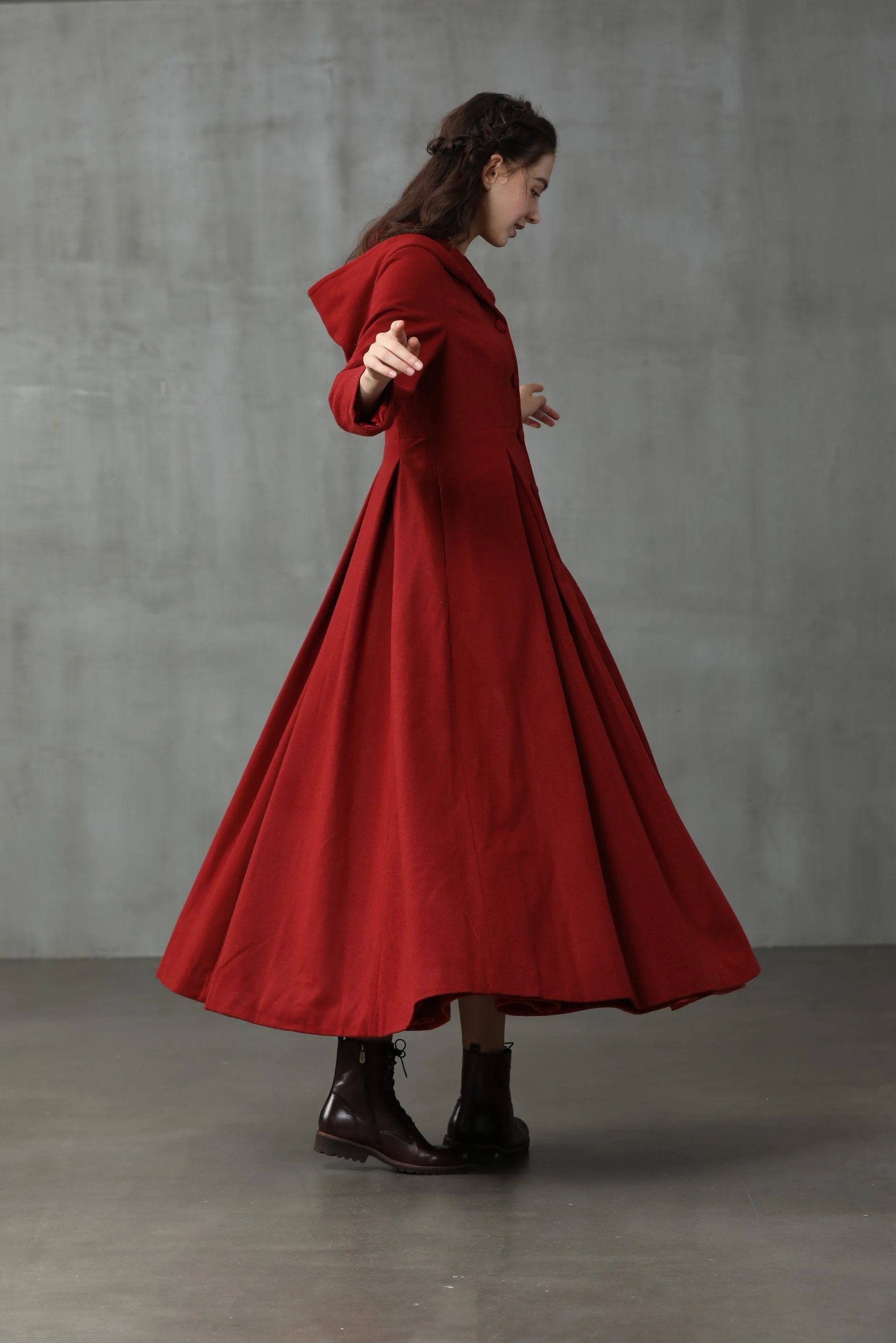 Christmas My Fair Lady 26 | Hooded Wool Coat