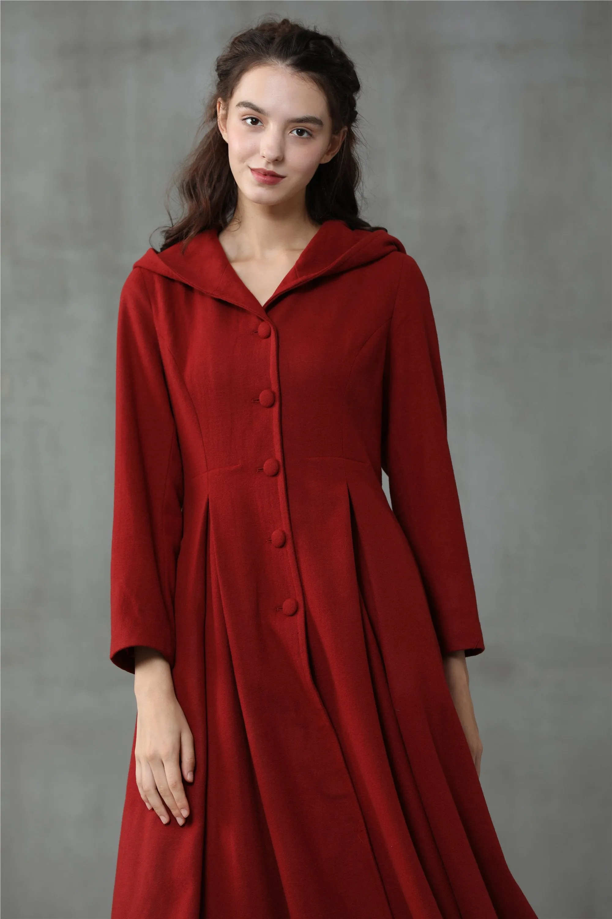 Christmas My Fair Lady 26 | Hooded Wool Coat