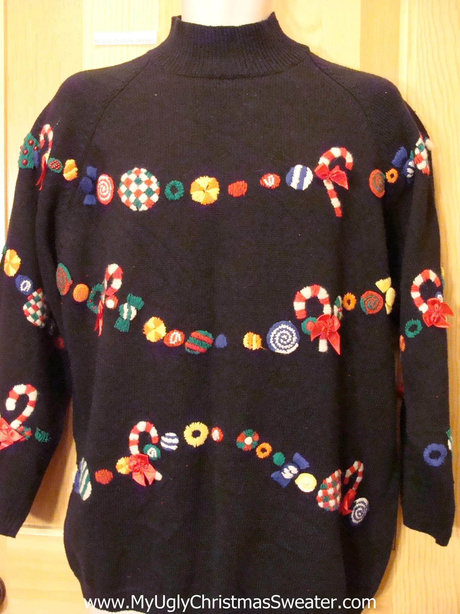 Christmas Sweater Colorful Garland All Over