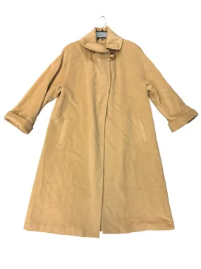 Coat Trench Coat By Anne Klein In Tan, Size: L