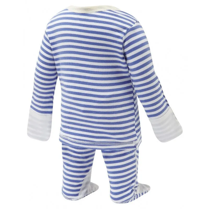 Cotton ScratchSleeves Baby Eczema Pajamas (STRIPES)