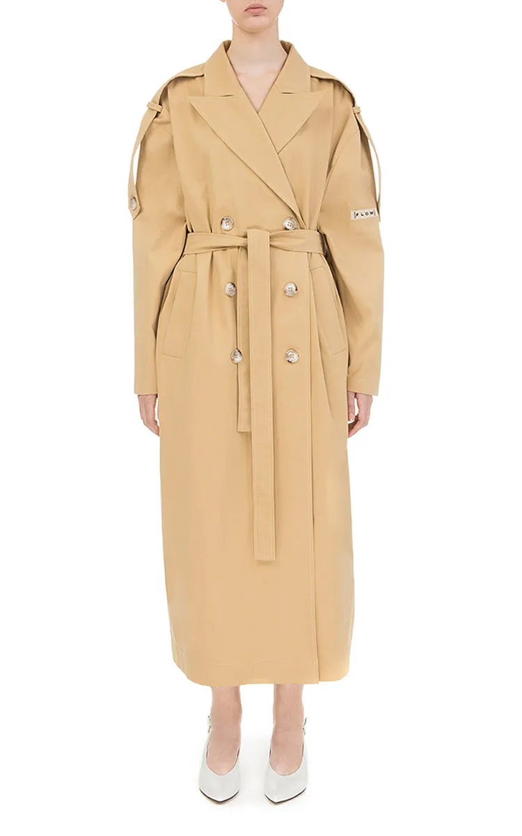 Cotton trench coat