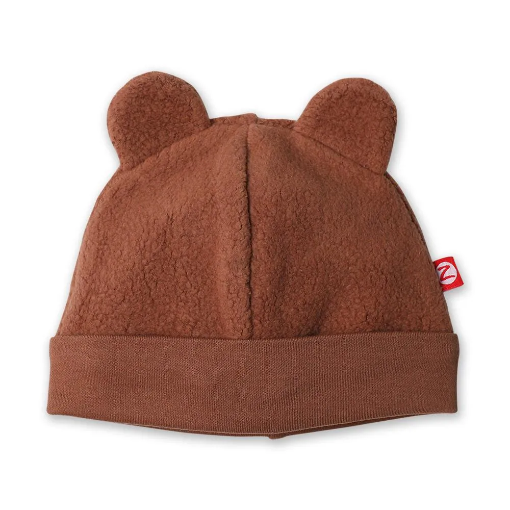 Cozie Fleece Hat - Chocolate