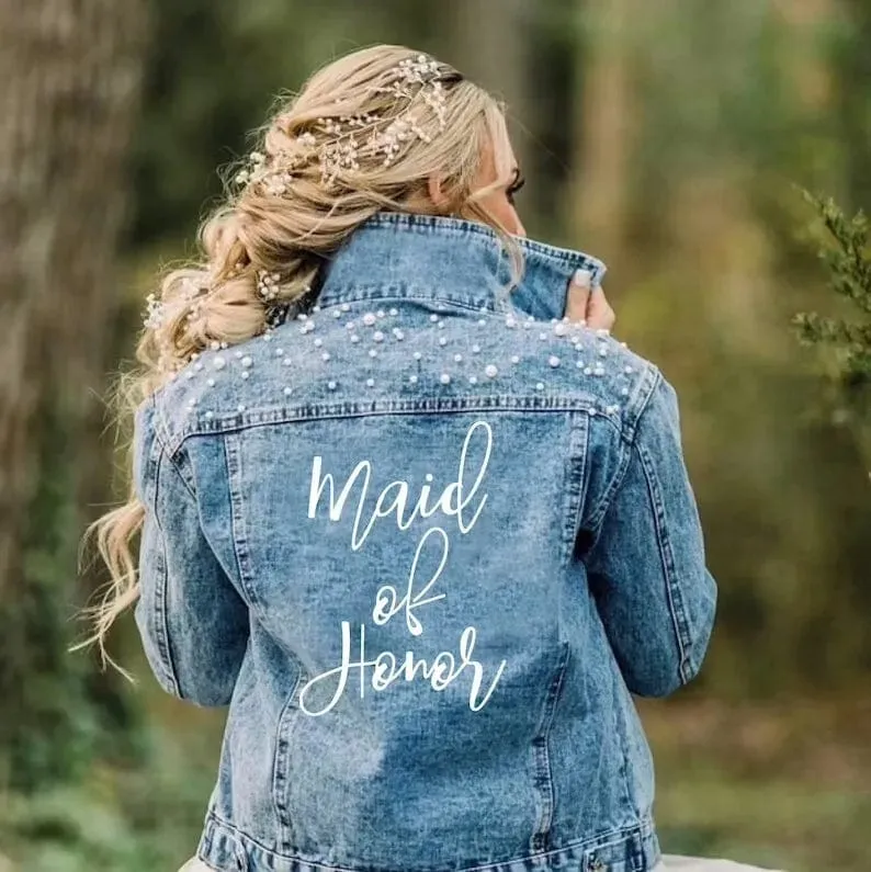 Custom Denim, Personalization Jacket for Women