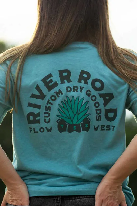 custom dry goods t-shirt - teal