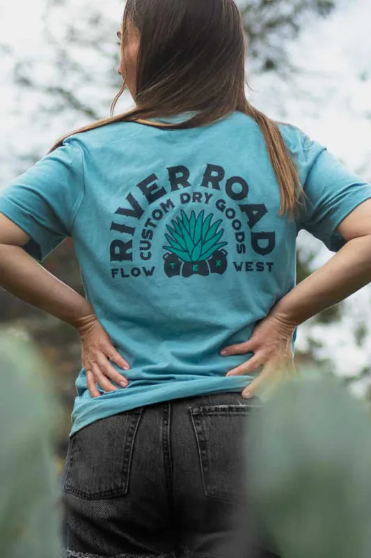 custom dry goods t-shirt - teal