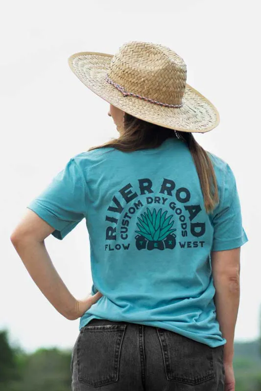 custom dry goods t-shirt - teal