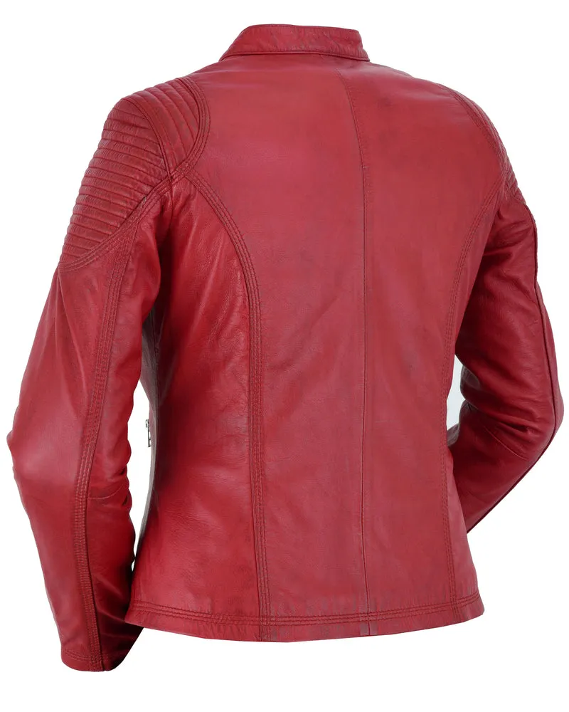 Daniel Smart Cabernet - Women's Fashion Leather Jacket