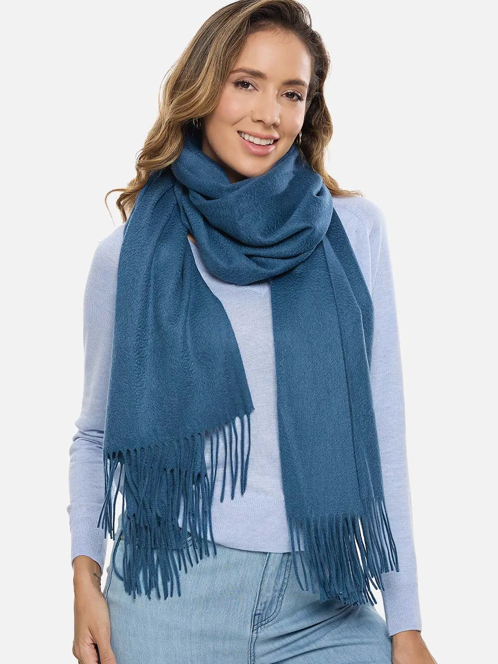 Dark Blue Cashmere Wrap