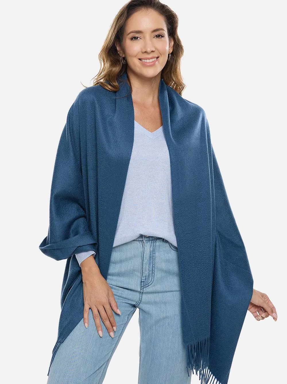 Dark Blue Cashmere Wrap