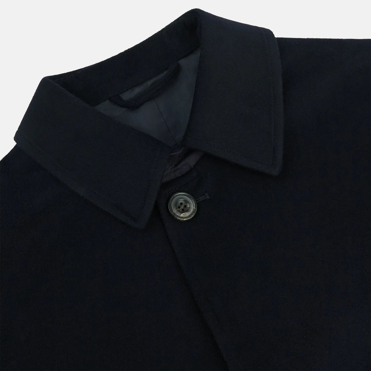 Dark Navy Cashmere Storm System Smith Coat