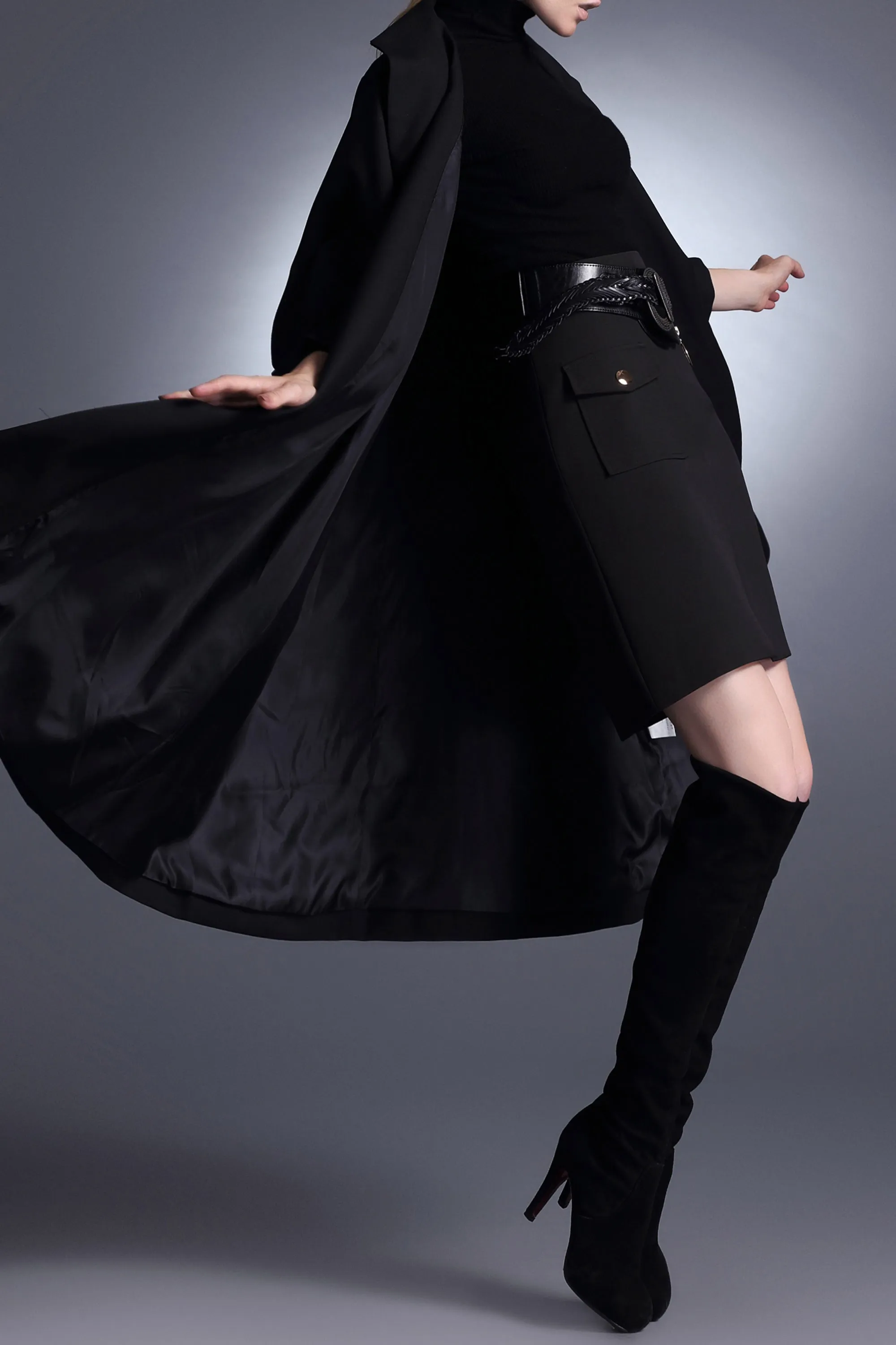 DL Modern Bubble Trench Coat