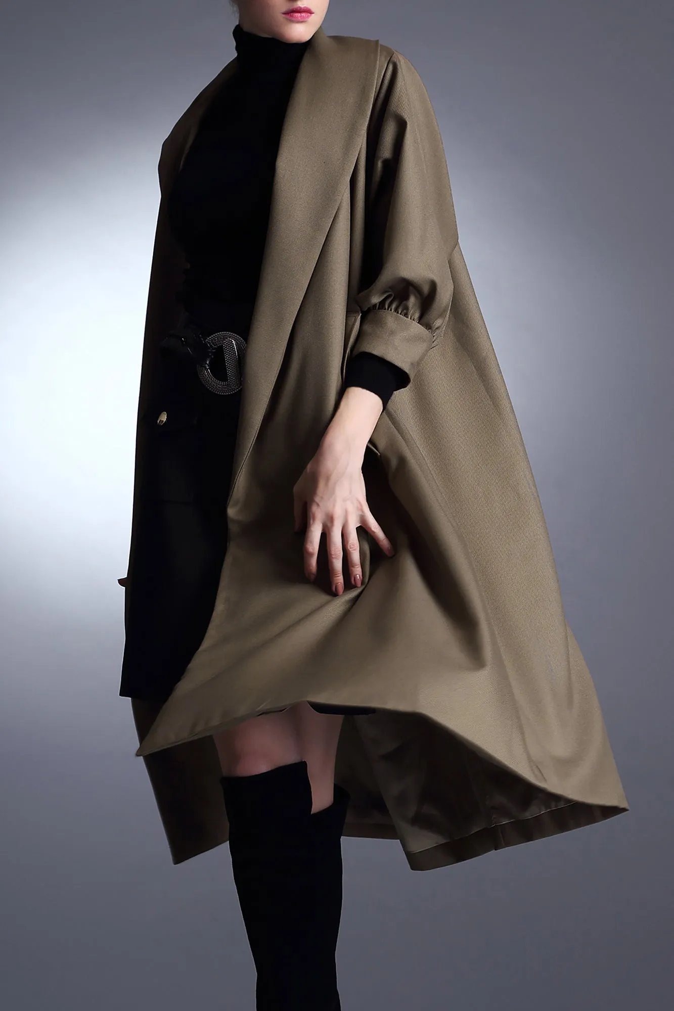 DL Modern Bubble Trench Coat