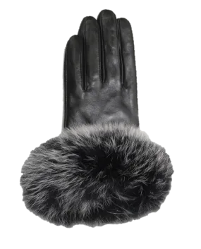 Fox Fur Trim Glove