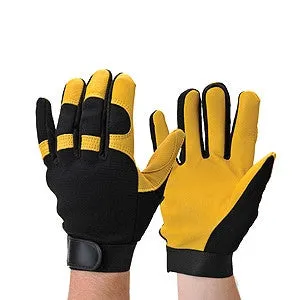 General Purpose Leather Palm Mechanics Gloves