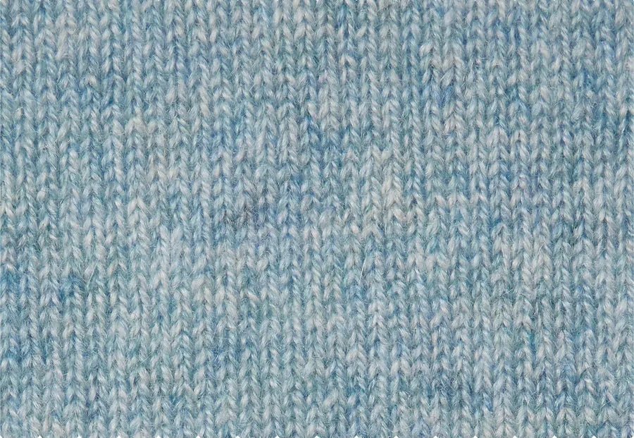 Gloria Cashmere V-Neck Sweater - Blue Heather