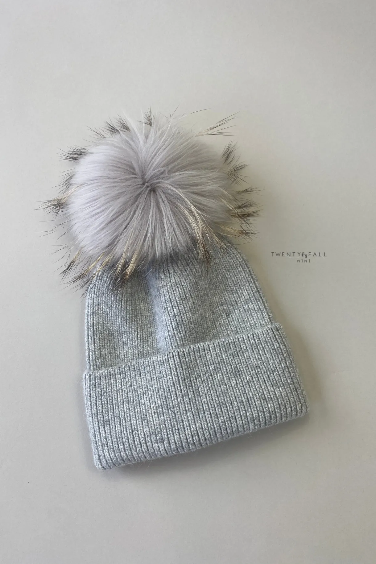 Grey Hat and Scarf Set