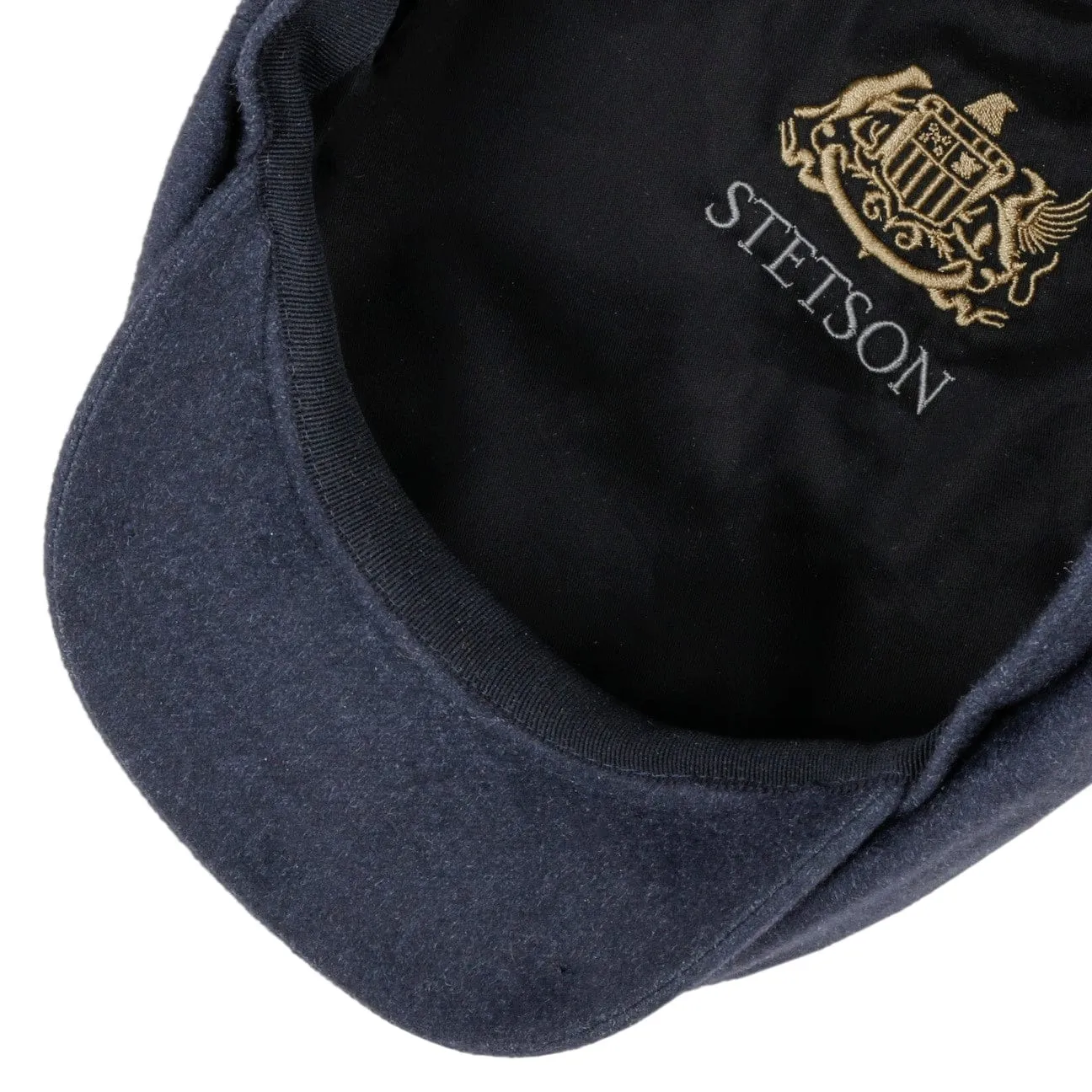 Hatteras Uni Cashmere Silk Flat Cap by Stetson