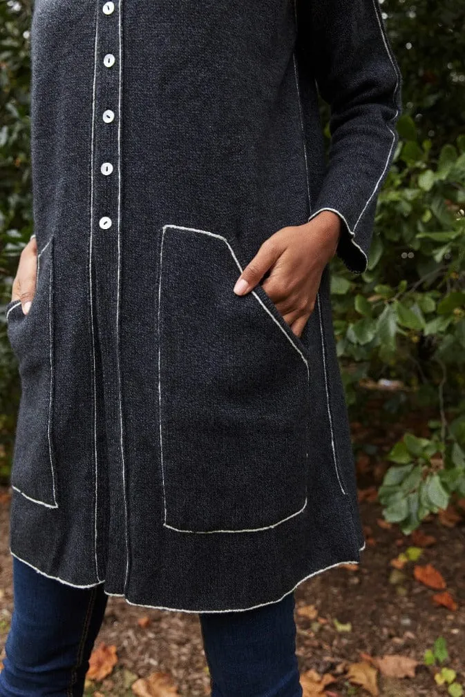 Highland Cashmere Cardigan Coat