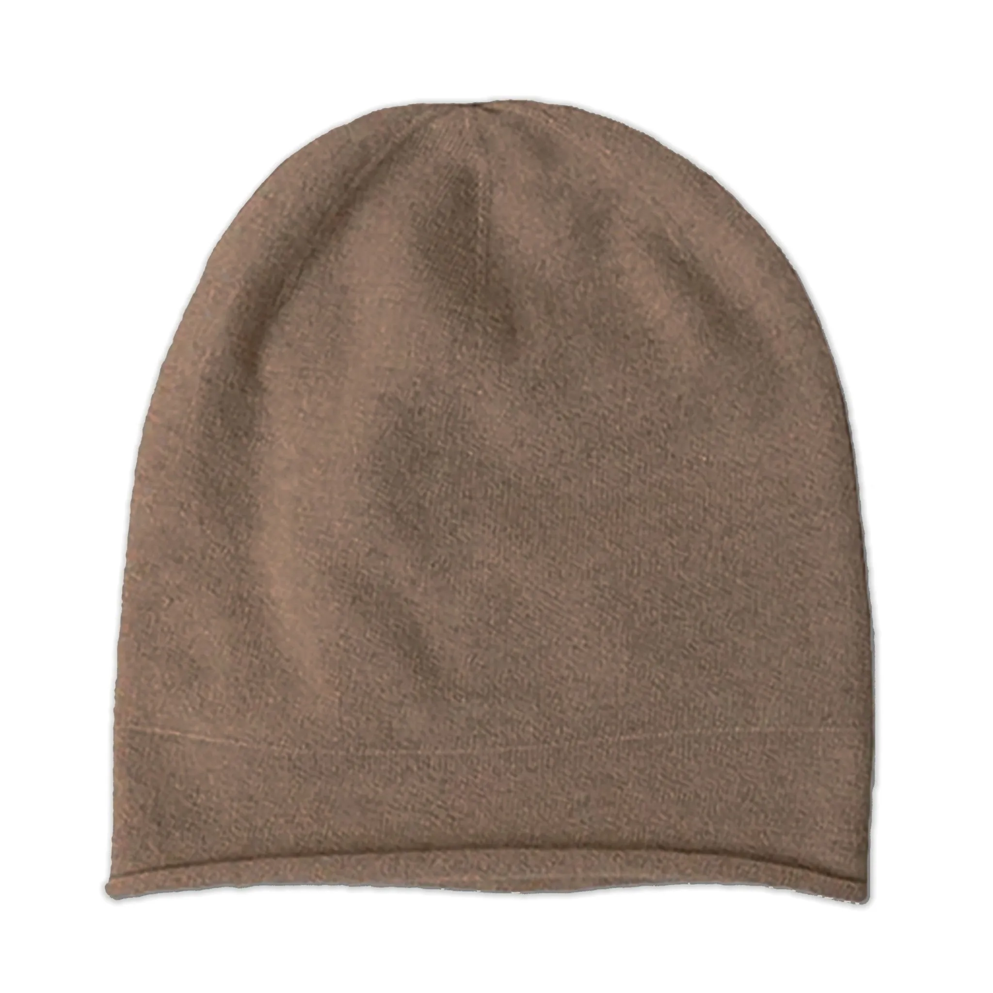 Highland Cashmere Solid Beanie Hat