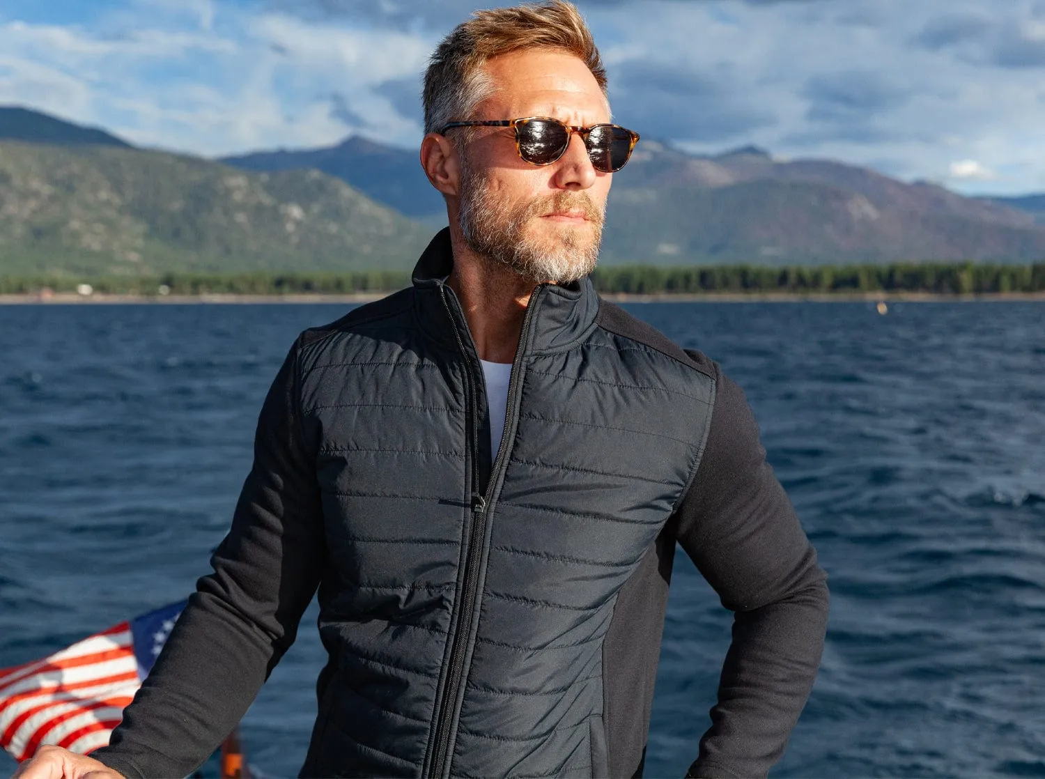 Hybrid Puffer Jacket - Anthracite