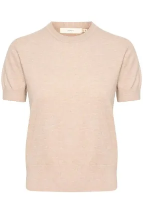 InWear Kellsie Cashmere Mix Short Sleeved Pullover In Haze