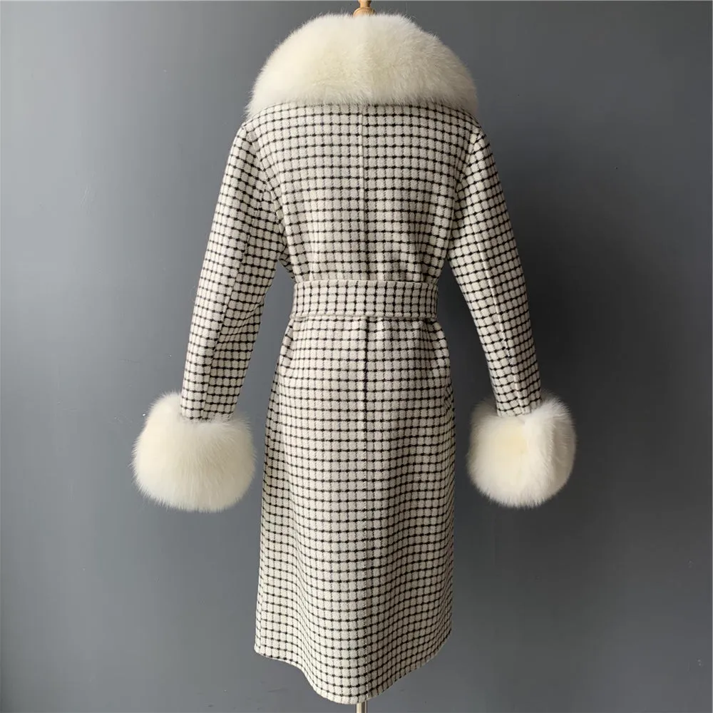 ‘JO’ womens cashmere coat