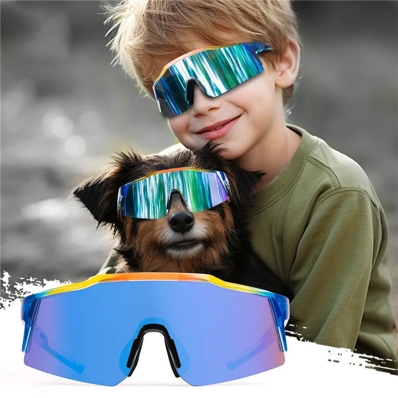 Kapvoe Kids Sports Leisure Sunglasses